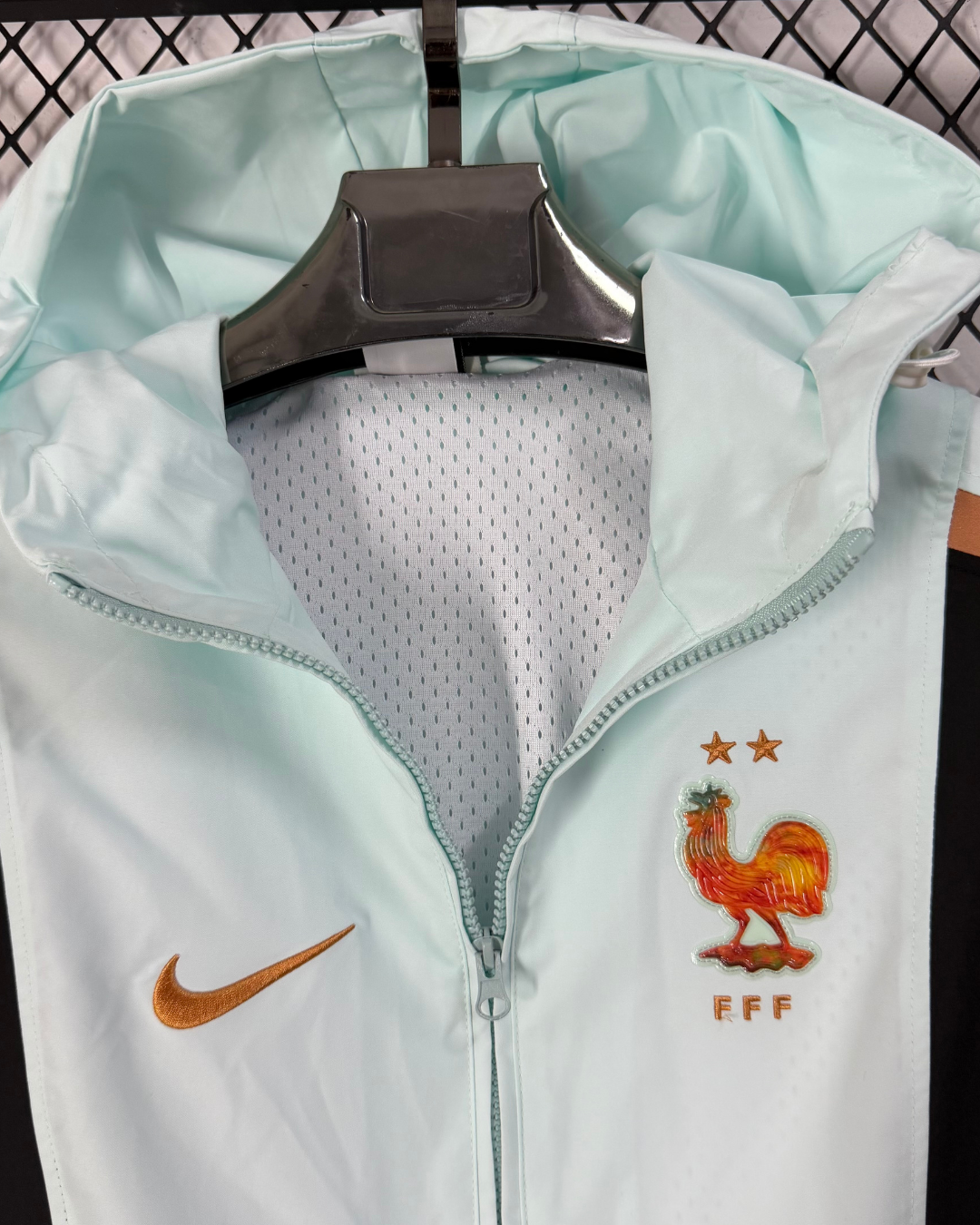 France Full Zipper Windbreaker detail