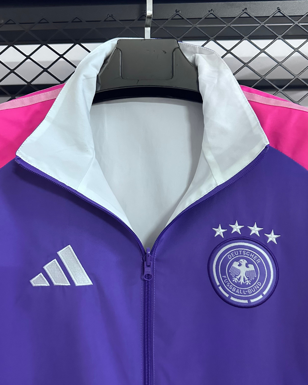 Germany reversible windbreaker purple-detail