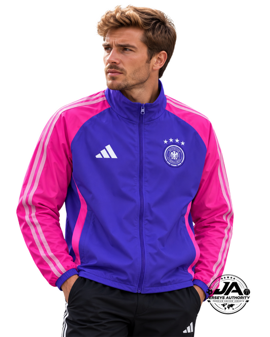 Germany reversible windbreaker purple-front