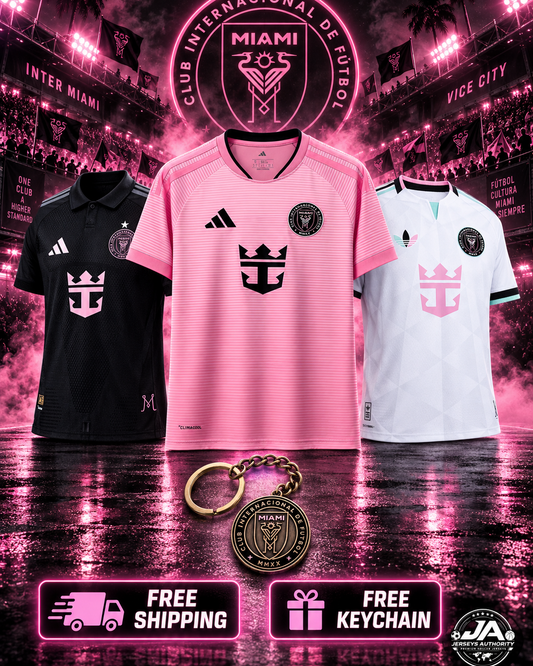 Inter Miami combo 3 jerseys with free shipping and free keychain