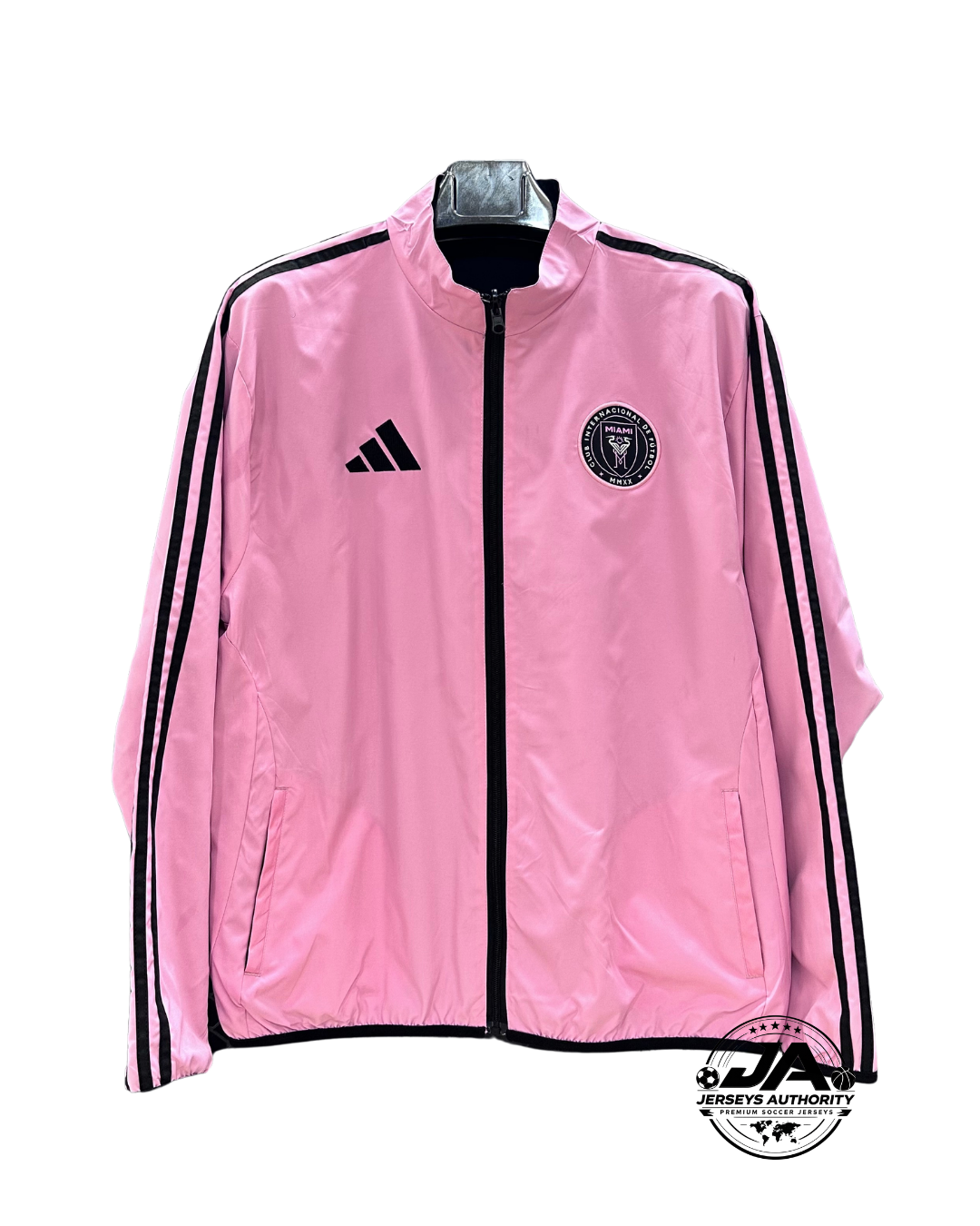 Inter Miami reversible windbreaker pink front