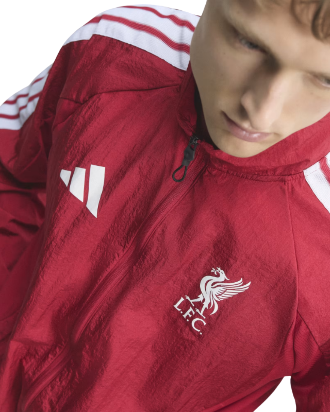 26/27 Liverpool FC Red Full Zipper Windbreaker Jacket