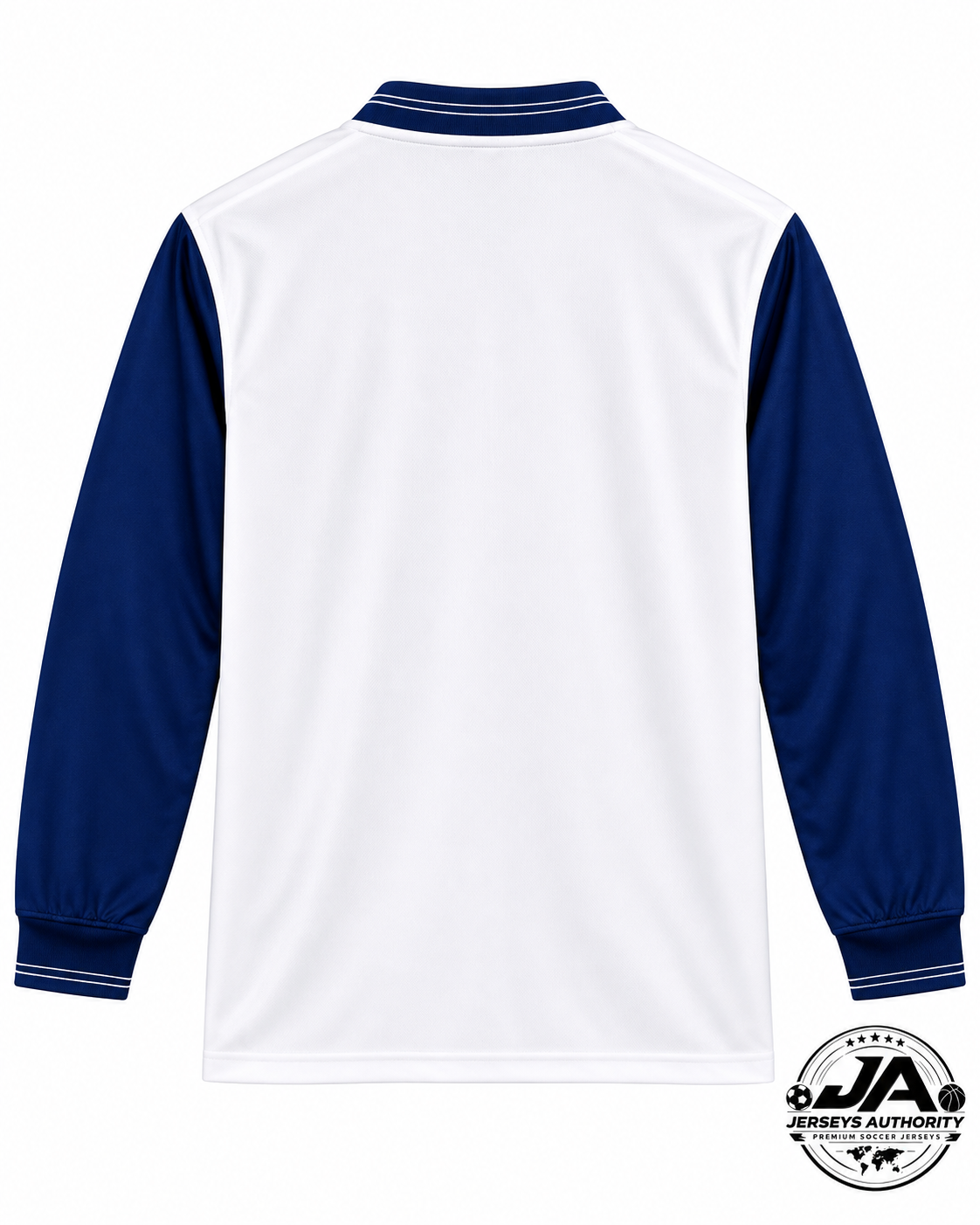 Back view of retro Pumas UNAM white long sleeve jersey