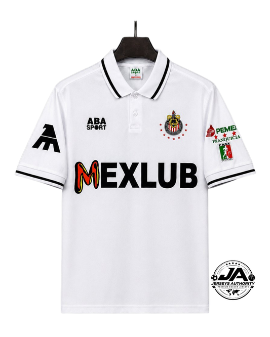 Retro 96/97 Chivas de Guadalajara Away White Jersey