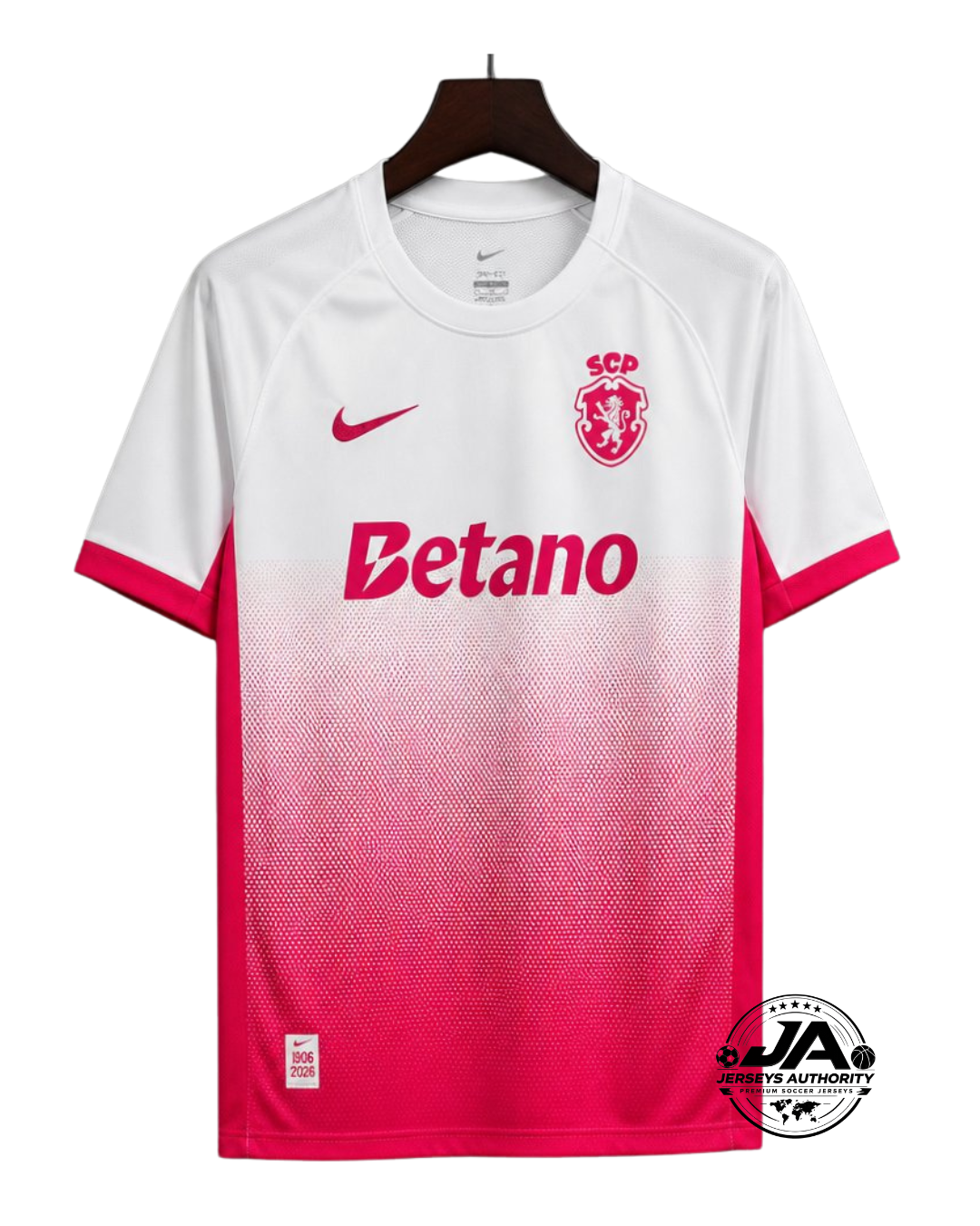 26/27 Sporting CP Pink October White/Pink Jersey - Fan Version