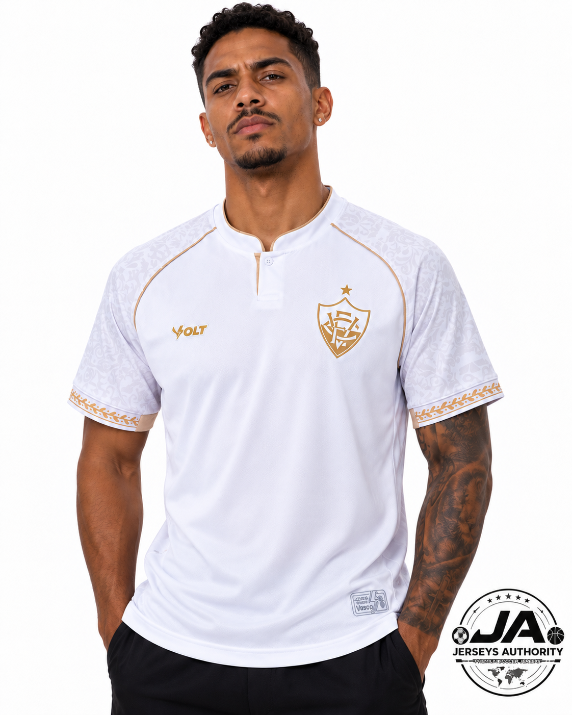 26/27 Vitória New Year's Eve Special Edition Jersey - front on model